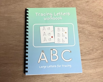 Tracing Letters Workbook: Large Letters to Trace - Pre-K Learning - Dry Erase or Paper