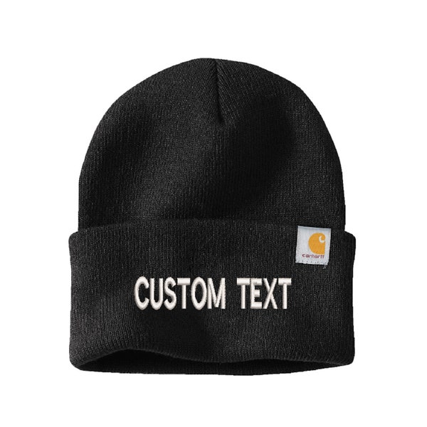 Carhartt WatchCap 2.0 Beanie Custom Embroidery 4in x 2in Text/Logo