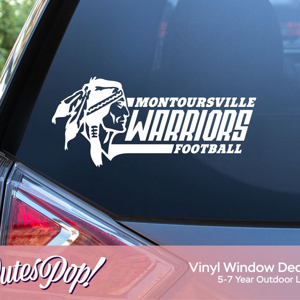 Custom Football Car Window Decals Make Your Own Football Car Window