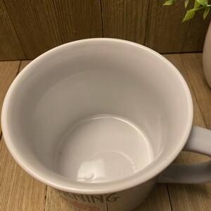 Morning Pumpkin 16 oz Coffee Mug | Fall Autumn Orange Pumpkin Mug | Microwave & Dishwasher Safe Gray Ceramic Cup image 3