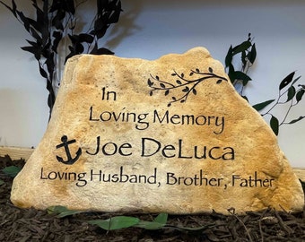 Large Grave Stone Free custom Engraving
