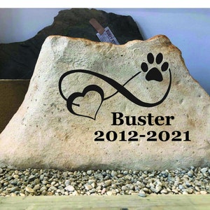 Infinity Pet Memorial Stone