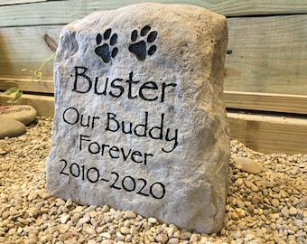 Custom Pet Memorial -  Free Carving, Design, Text, Graphics - Ships 24 hrs