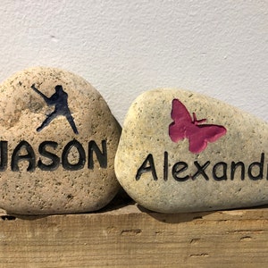 2 Carved Stones