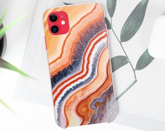 Stone iPhone 13 Pro Max Case iPhone 13 Pro Case iPhone 13 Mini Case Orange Opal iPhone 12 Pro Max Case Marble iPhone 12 Pro Case LD0435