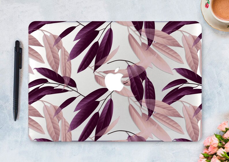 Leaves Macbook Pro 16 Case Macbook Air 13 Case Macbook 2019 Case Floral Macbook Pro 15 Clear Case Macbook Air Retina 13 Case Nature LD0001