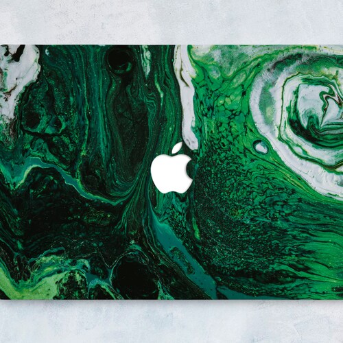 Marble Macbook Pro 16 Case Emerald Macbook Air 13 Inch Case Etsy