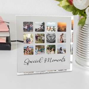 Custom Acrylic Photo Collage Frame, Unique Wedding Gift for Cherished ...