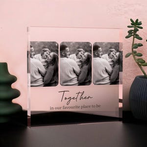 Personalized Acrylic Photo Plaque: Custom Birthday Gift, Home Decor