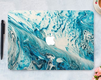 Oil Paints Macbook Pro 16 Case 13 Inch Macbook Air Case Blue Marble Macbook Pro 13 Inch Case Water Laptop Case Macbook Pro 15 Inch LD0041