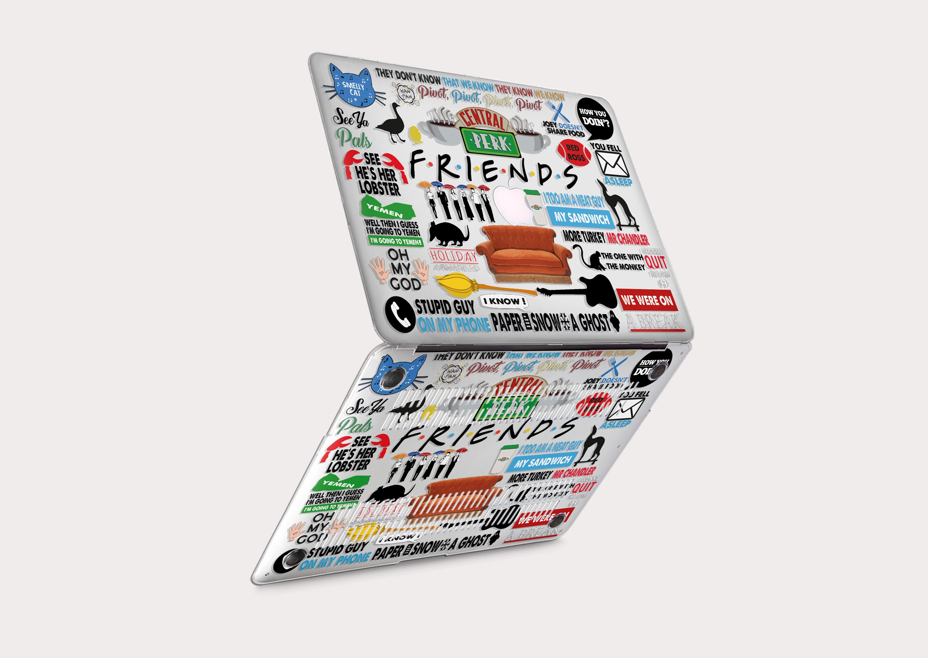 Friends macbook air case 2025