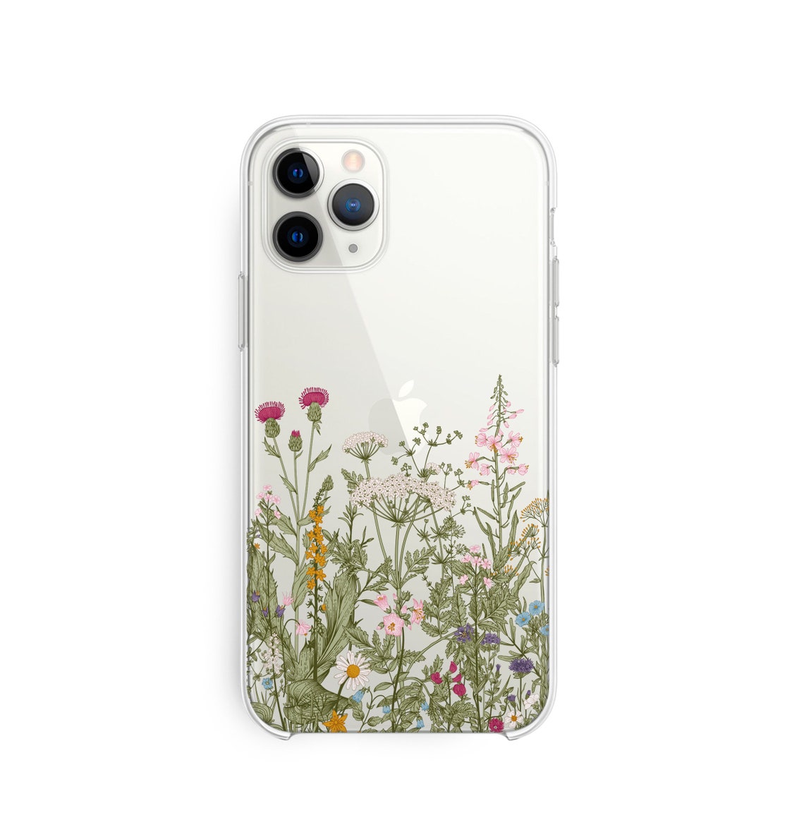 Wildflowers iPhone 11 Case Screen Protector Cases Plants Etsy