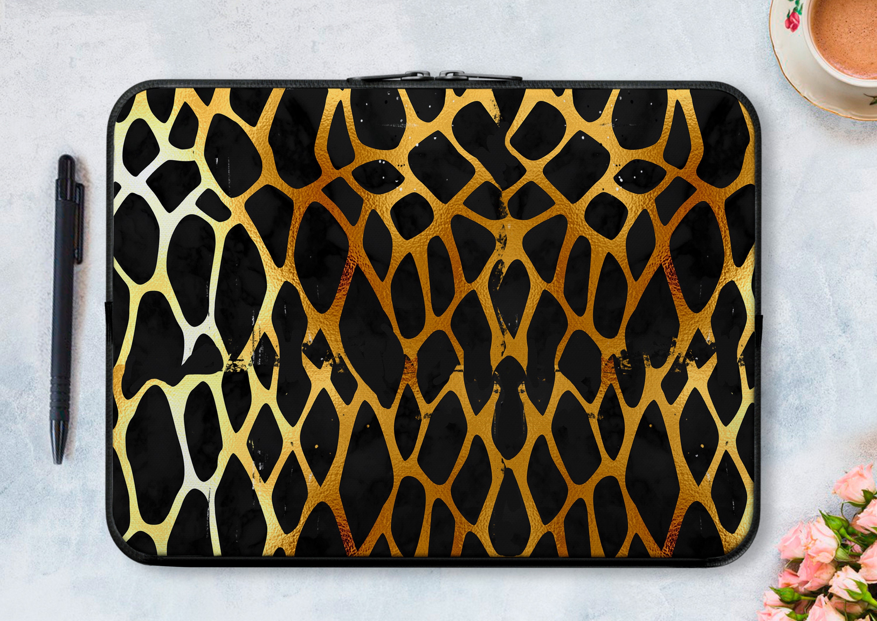 Animal Print Laptop Bag Protective Laptop Case Abstract Laptop Etsy