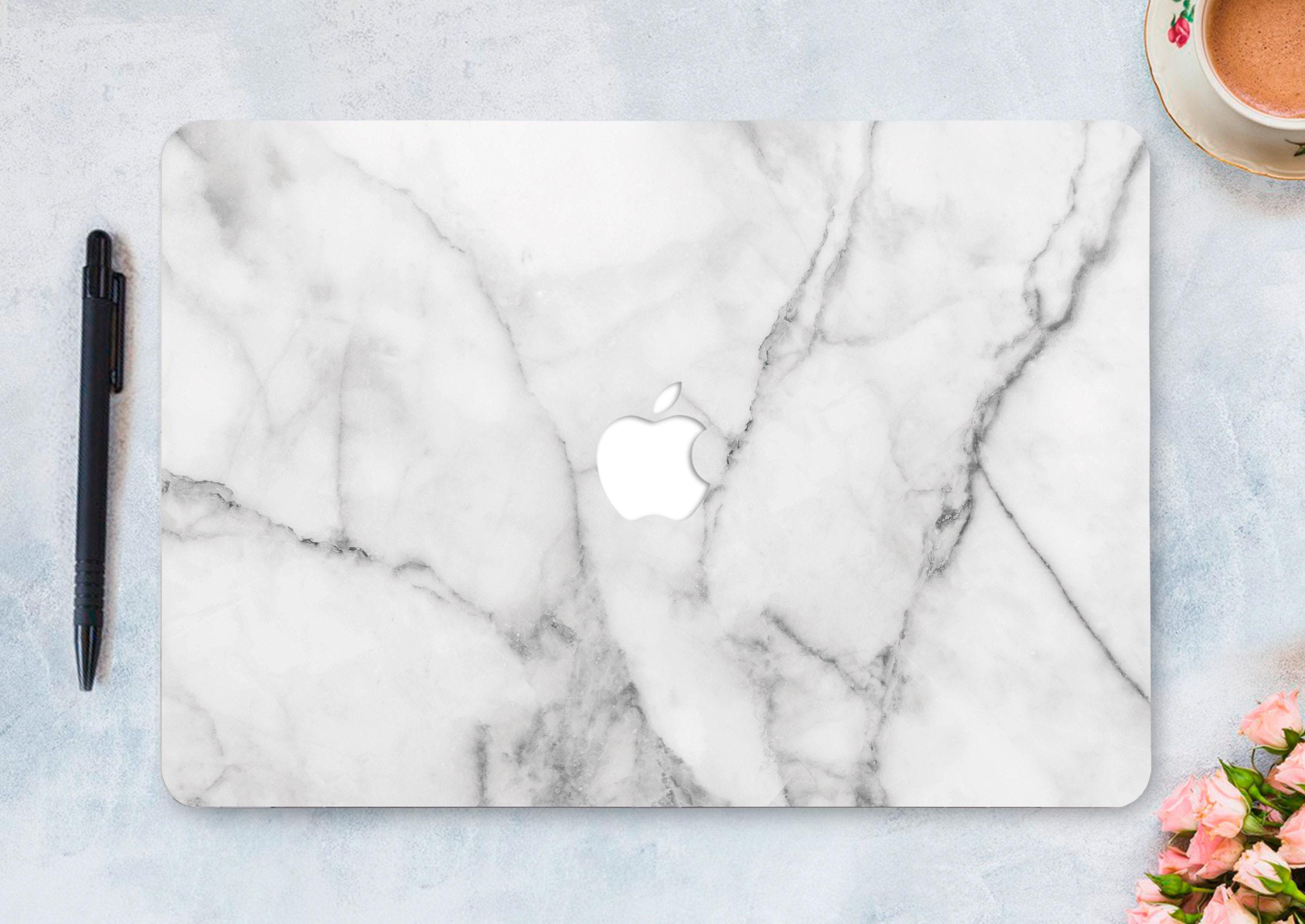 White Marble MacBook Pro 16 Case Stone MacBook 13 Air Case MacBook