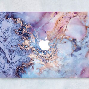 Purple Marble Macbook Pro Case 16 Inch 2018 Stone Macbook Air 13 Inch Case 2017 Macbook Pro 13 Case Burst of Gold Macbook Pro 15 Case LD0238