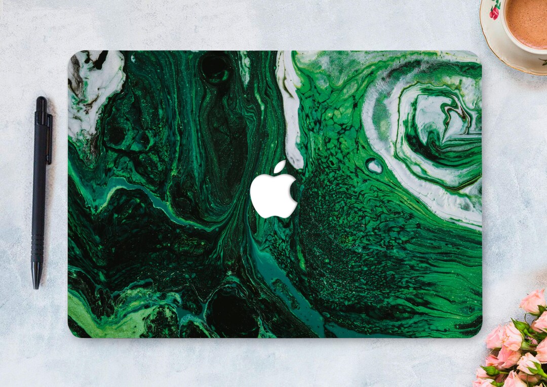 Green Paints MacBook Pro 16 Inch Hard Case 2017 Emerald MacBook Air 13 ...