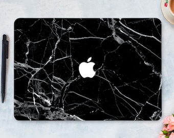 Black Marble 16 In Macbook Pro Case Macbook Air 13 Inch Laptop Cover Stone Macbook Pro 13 Inch A1990 Cracked Macbook Pro 15 Inch Case LD0131