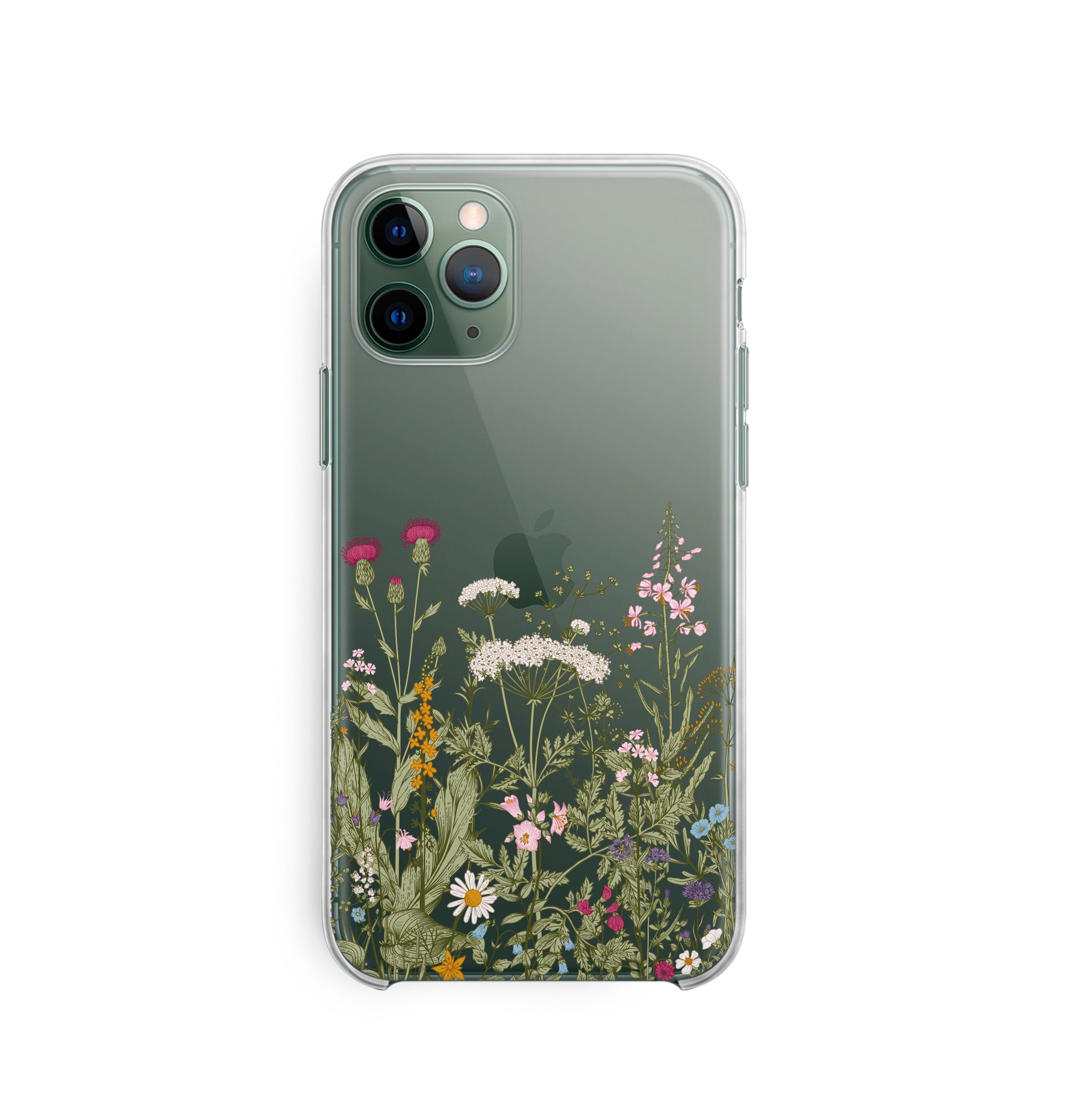 Wildflowers iPhone 11 Case Screen Protector Cases Plants Etsy