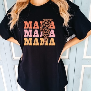 Sudadera con capucha acogedora a cuadros con diseño de rayos para mamá, regalo del Día de la Madre para las nuevas mamás.