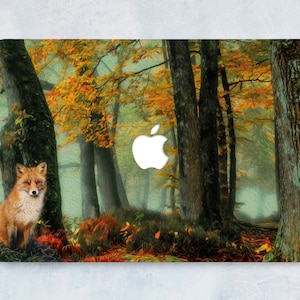 Fox Case Mac Pro 16 M1 Cover 2021 Macbook Pro 14 A2442 Case  Macbook Air 13 Inch Case 2020 Forest Macbook Pro 13 Inch Case Mac Pro 15 LD0092
