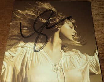 Taylor Swift Fearless 直筆サイン入りジャケットのみ Taylor Swift Fearless Signed | eBay