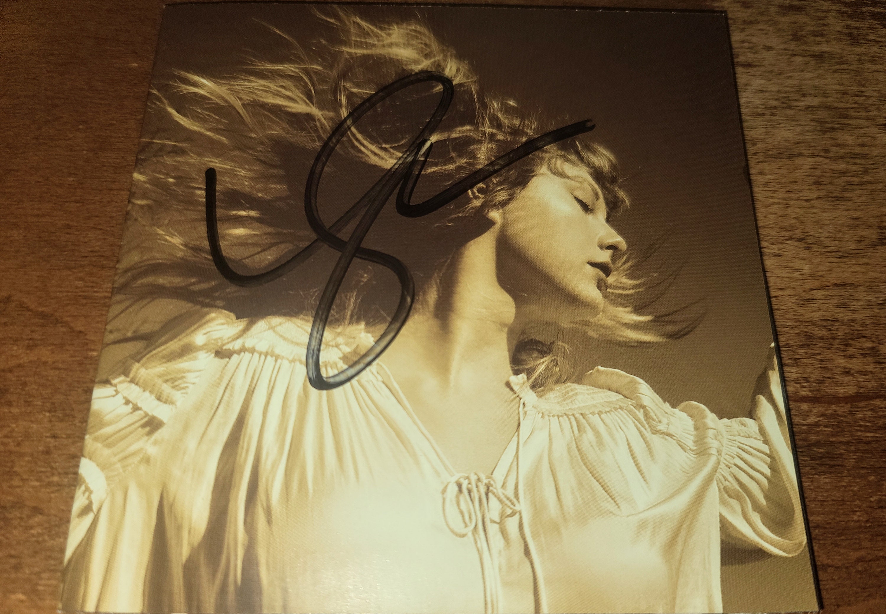 Taylor Swift Fearless Signed Cd Album Cover 5x5 - Etsy Taylor Swift Fearless Signed Cd Album Cover 5x5 - Etsy