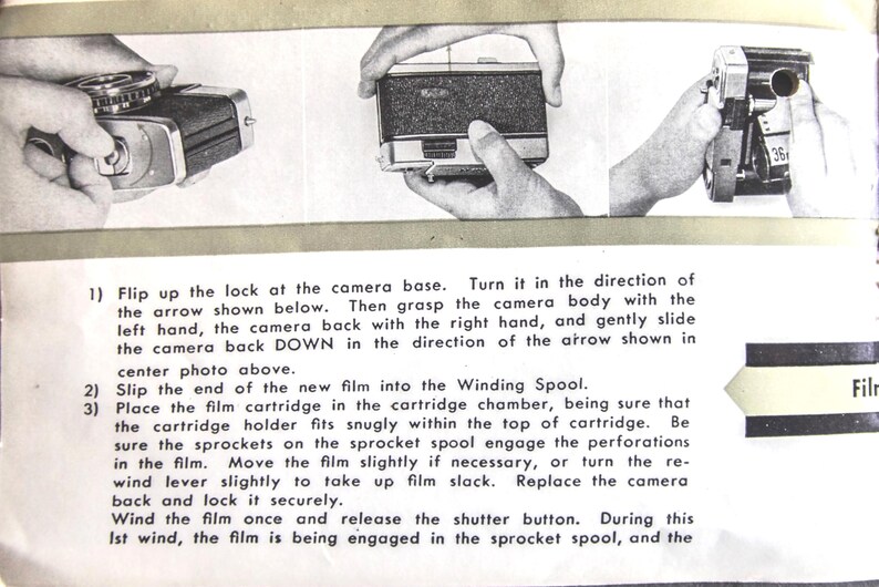 Olympus Pen EE Handbuch 1964 Kamera Handbuch zum sofortigen Digitalen Download PDF. Sofortiger digitaler Download Bild 3