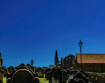 Whitby Graves. Gothic Art. Instant Digital Download in Five sizes. Lovely Photograph to print at Home