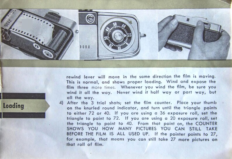 Olympus Pen EE Manual 1964 Camera Manual for Instant Digital Download PDF. Instant Digital Download image 2