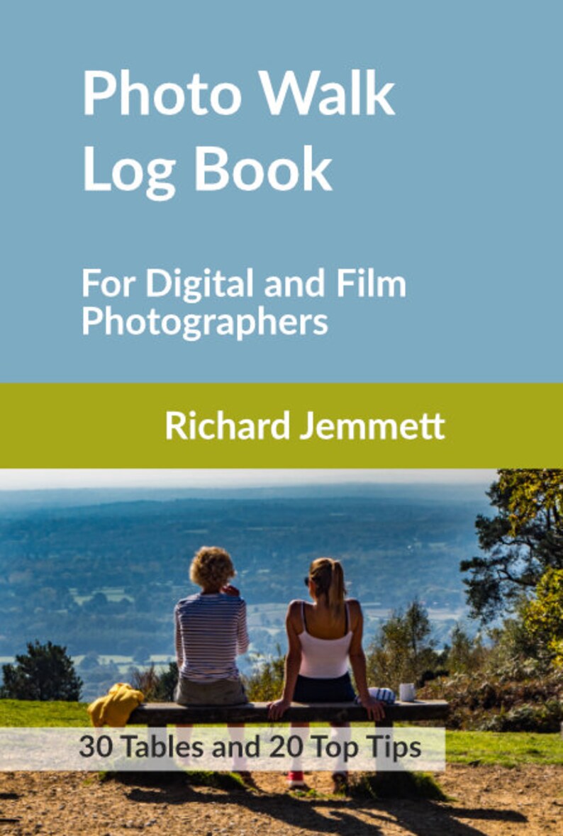 Photo Walk Log Book by Richard Jemmett. Front Cover