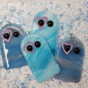 Lover Ghostie - Ghost of Eras Past - Fused Glass Ornament/Sun-catcher Inspired by Iconic Swiftie Looks