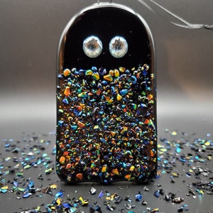 Burning All the Witches Ghostie - Ghost of Eras Past - Fused Glass Ornament/Sun-catcher Inspired by Iconic Swiftie Looks