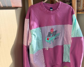 Remodel sweatshirt with cotton fabric