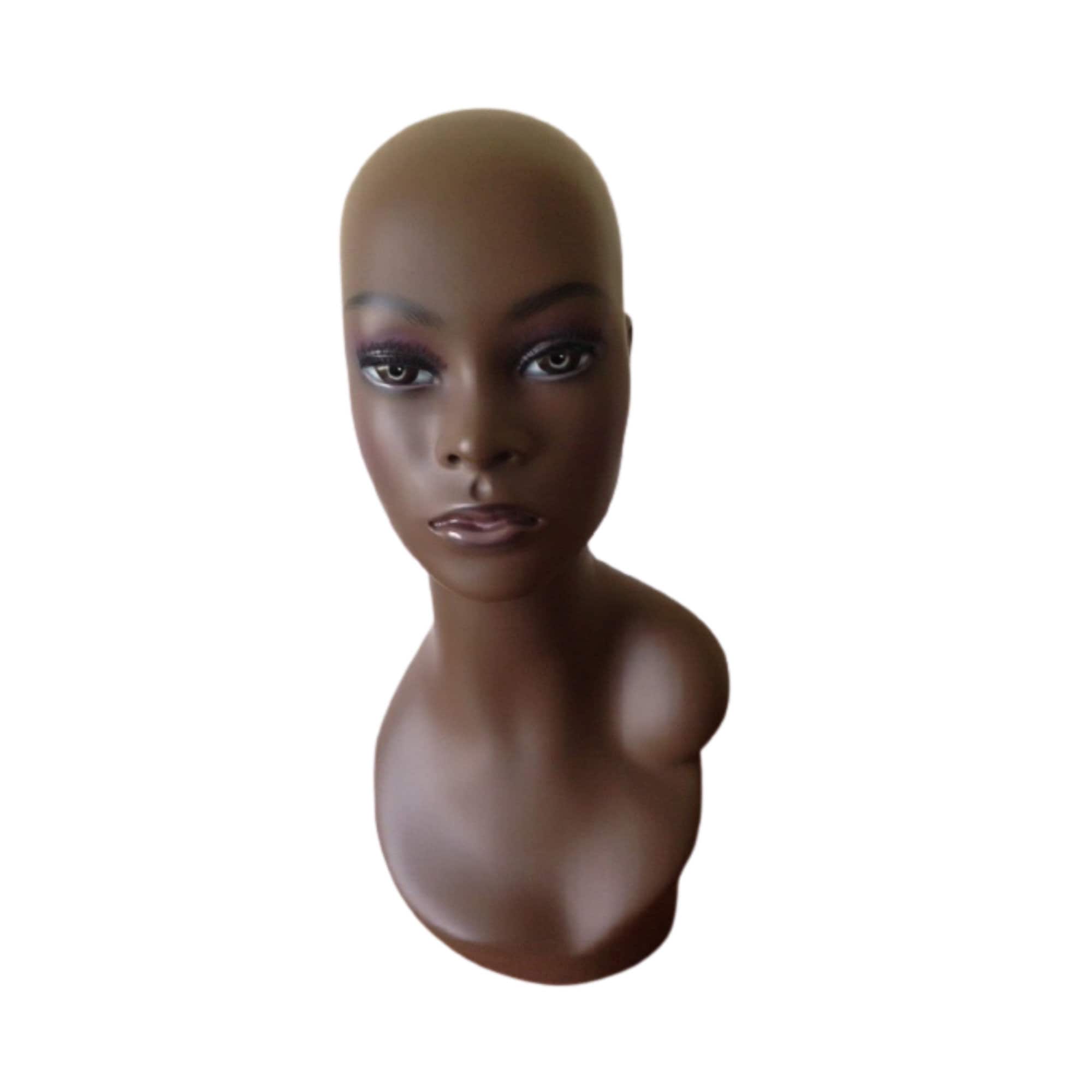 Greneker Mannequin Head Female Wig Heads VaudevilleMannequins.com Black  African