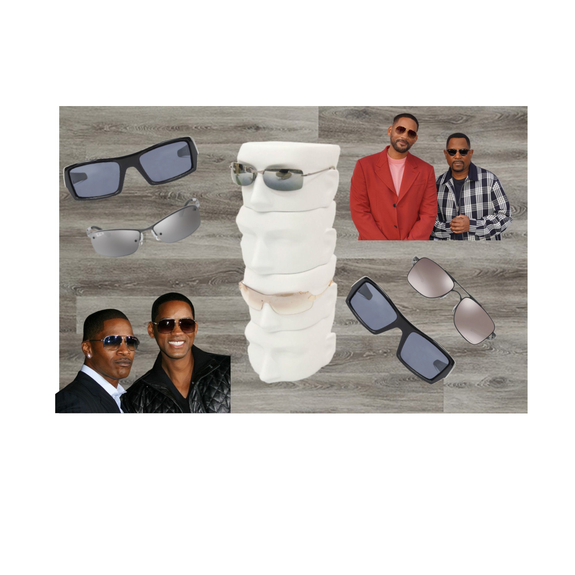 COPY - 2 Male Sunglass/Glasses Display Heads Amazon.com: Circleperson Clip on Sunglasses for Men Magnetic  main image 3