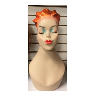 Fiberglass Female Mannequin Head Display - Personalized Monogram Option