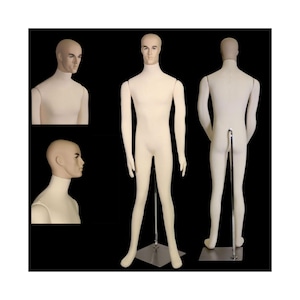 Male Realistic Flexible Bendable Mannequin