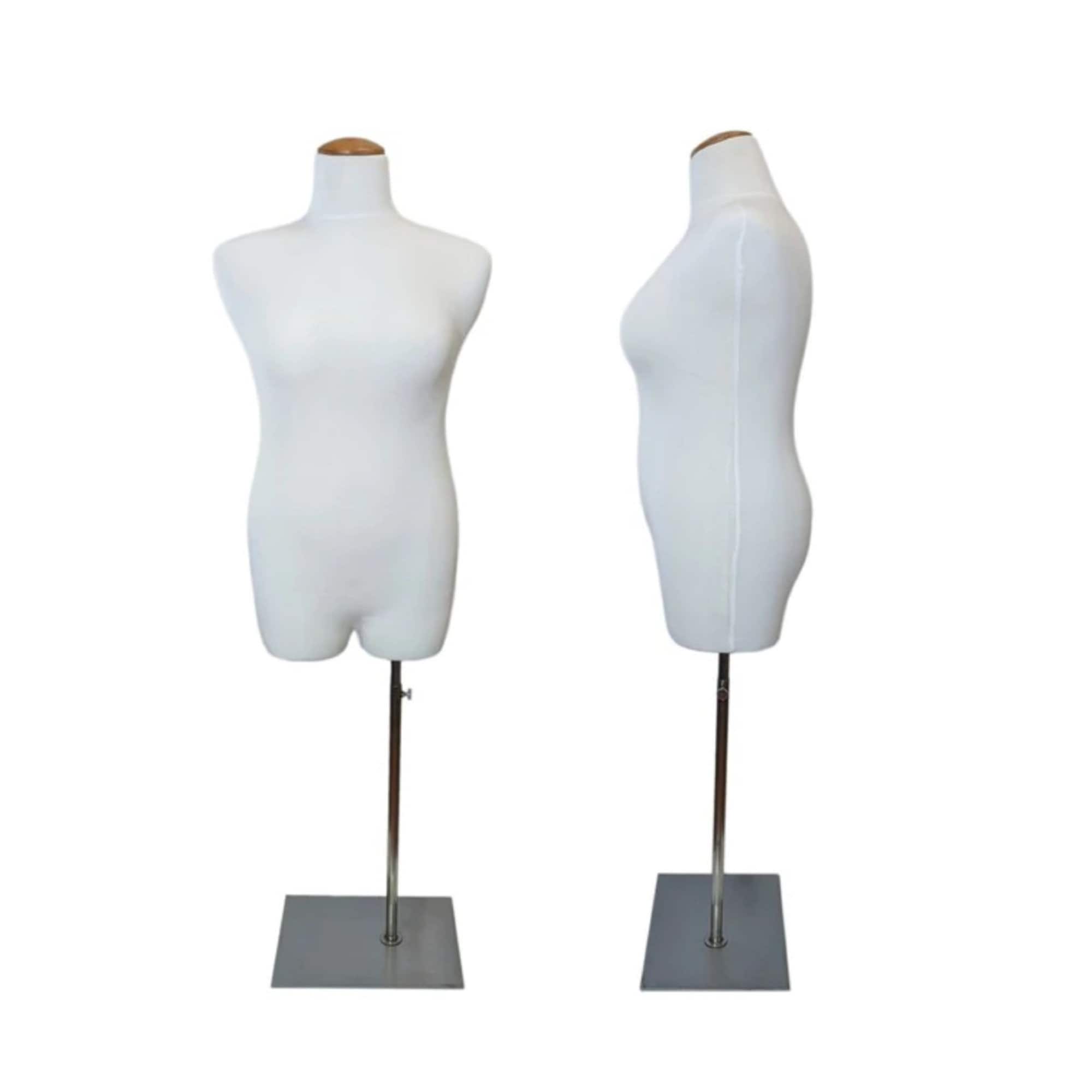 DL268 Half Scale Dress Form Plus Size 16 Woman Mannequin 