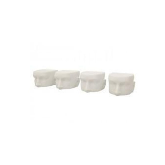 COPY - 2 Male Sunglass/Glasses Display Heads Custom Glass Mannequin Head for Sunglasses Display - High  main image 2