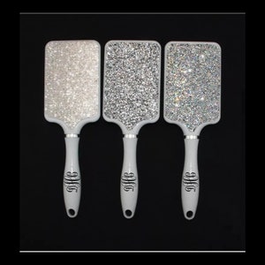 Free Shipping Perfect Gift -- Bling Rhinestone Handmade Massage Brushes - Monogram Option