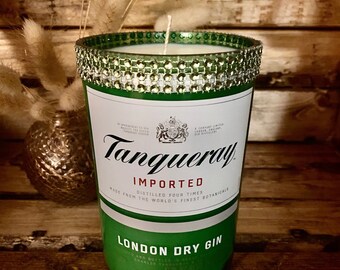 Tanqueray Gin Bling Candle Bartender Gift Home Bar decor Man Cave She-shed Decor Bachelorette Bridesmaid Gift Groomsman Gift Gin lovers gift