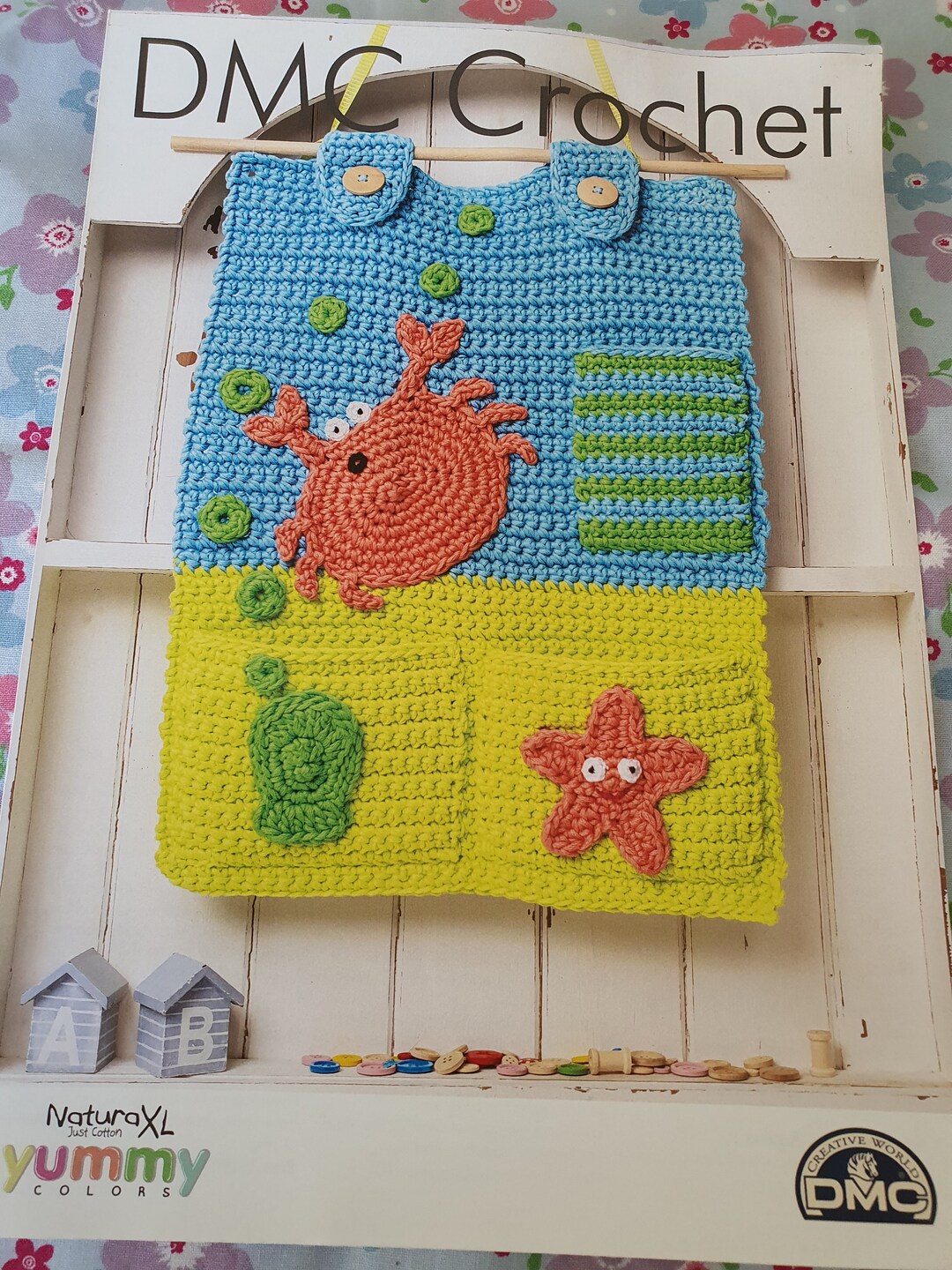 DMC Crochet Pattern rockpool Room Tidy Etsy