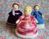 Handmade Knitted Topsy Turvey Dolls ,Upside Down Dolls