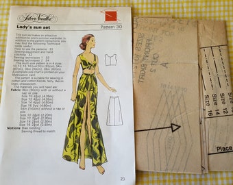 wrap over skirt pattern uk