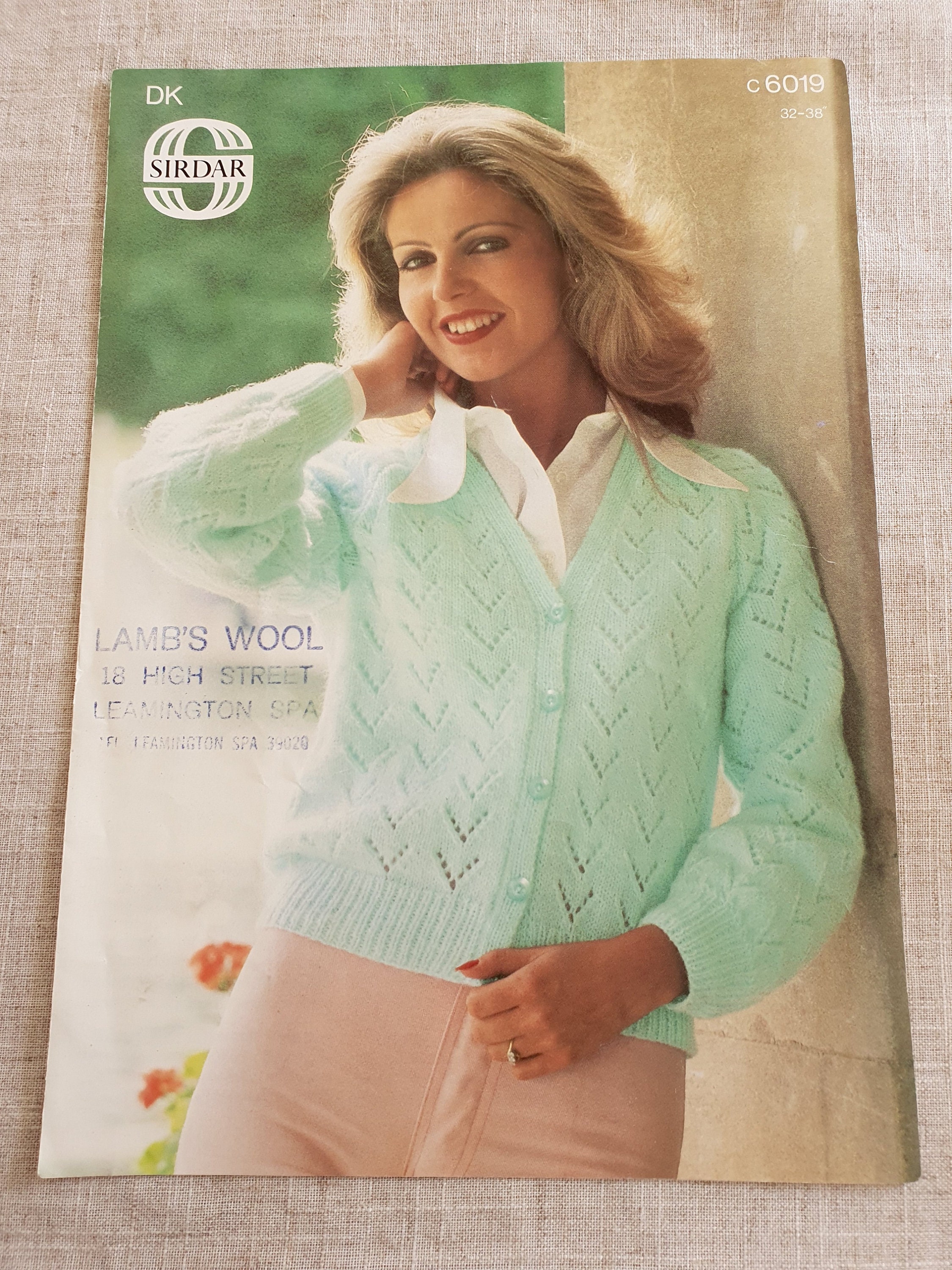 VIntage Sirdar Knitting Pattern 6019 Ladies Cardigan DK Etsy