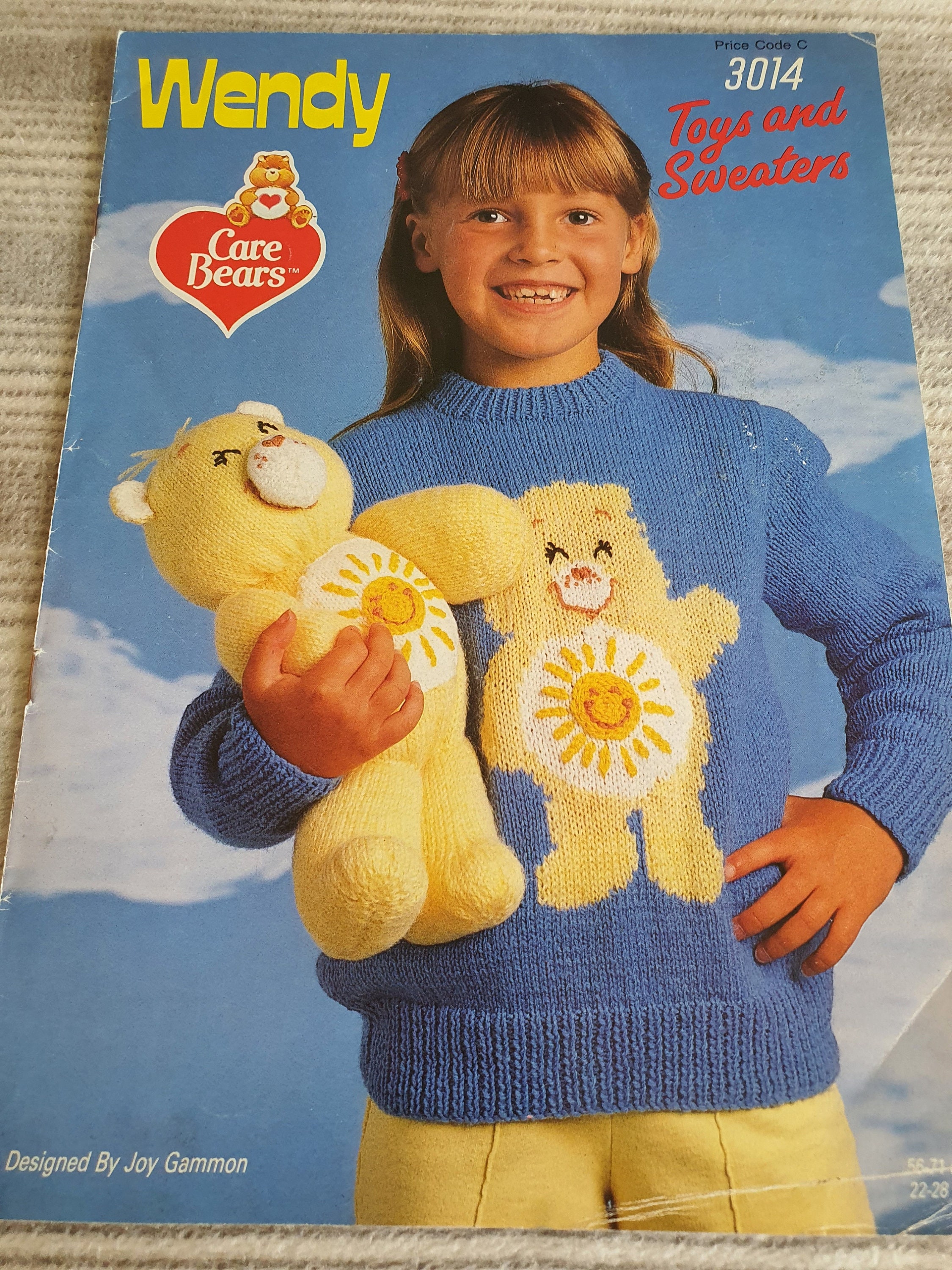 Wendy Knitting Pattern 3014 Care Bears Toys and Sweaters Etsy