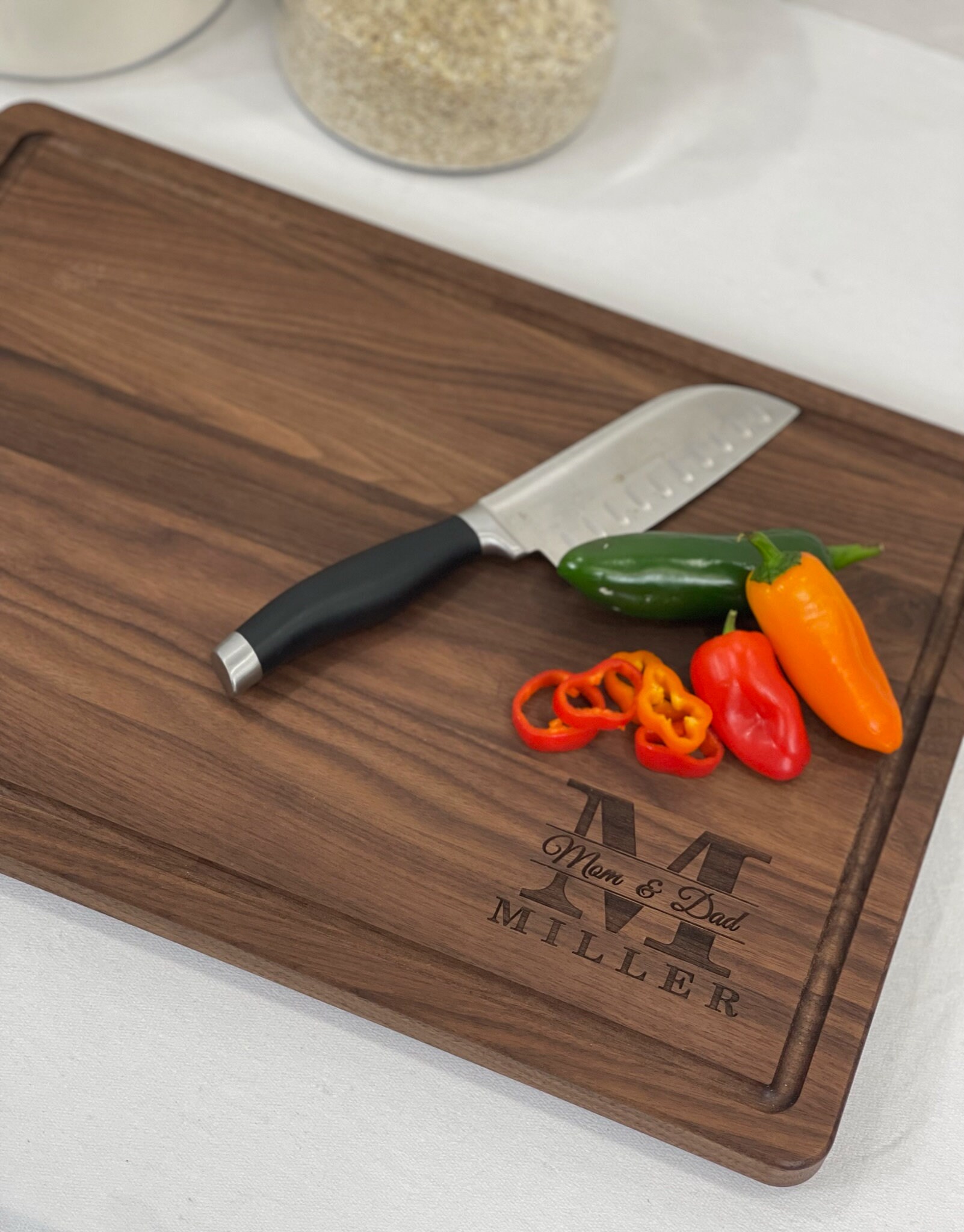 Personalized Charcuterie Board ,walnut Cutting Board , Serving Board ...
