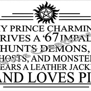 Supernatural Dean Winchester PNG and SVG Digital file ONLY! supernatural themed