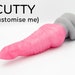 Cutty (Custom) - fantasy silicone dragon dildo - mature 