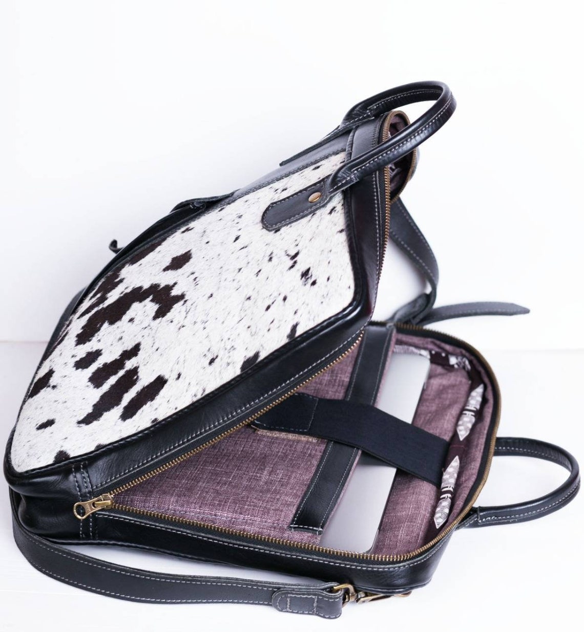 Leather satchel Leather laptop bag crossbody laptop bag Etsy